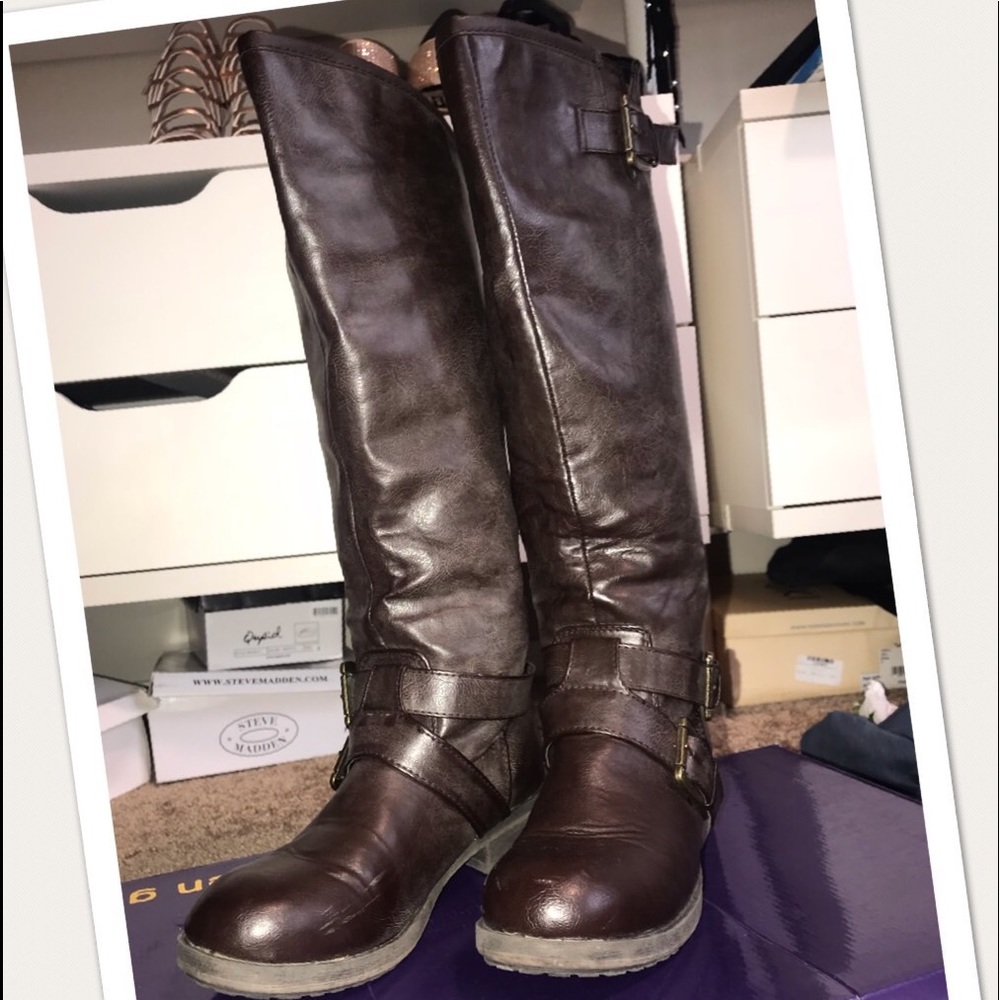 STEVE MADDEN BROWN FALL / WINTER BROWN BOOTS
